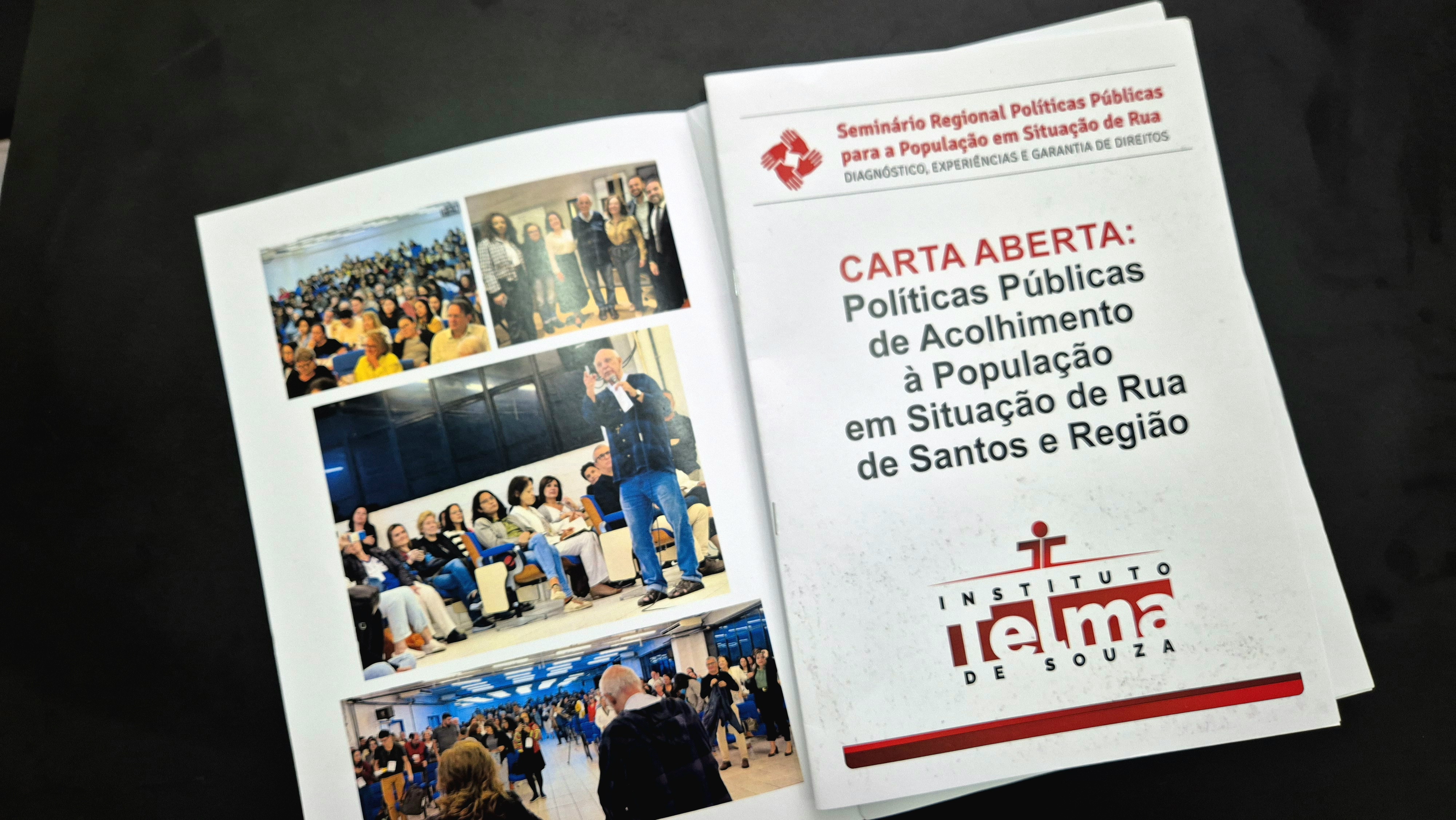 Carta Aberta: Políticas Públicas de Acolhimento à População em Situação de Rua de Santos e Região